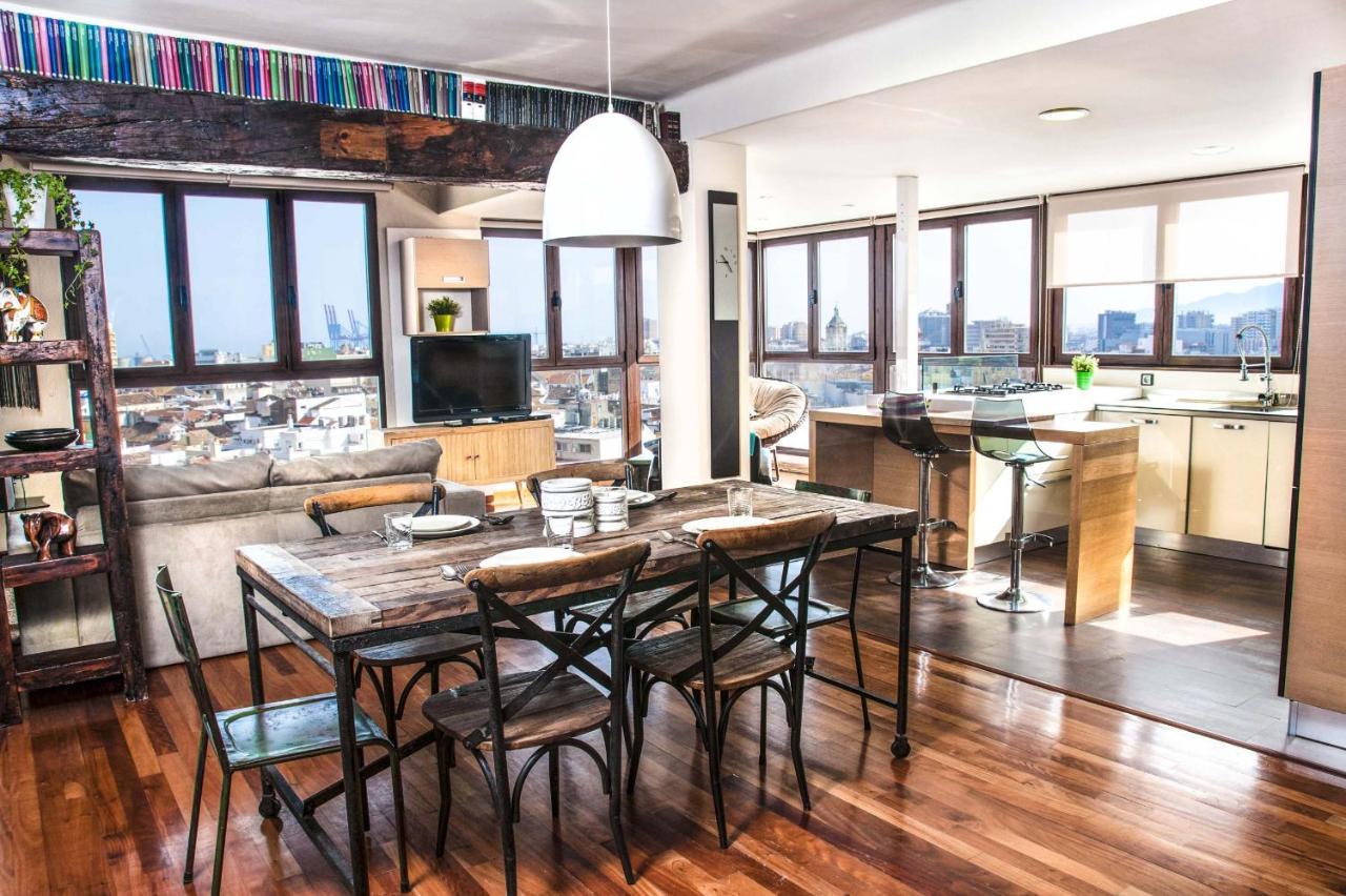 Malagaflat Design Loft City Views Apartment Bagian luar foto